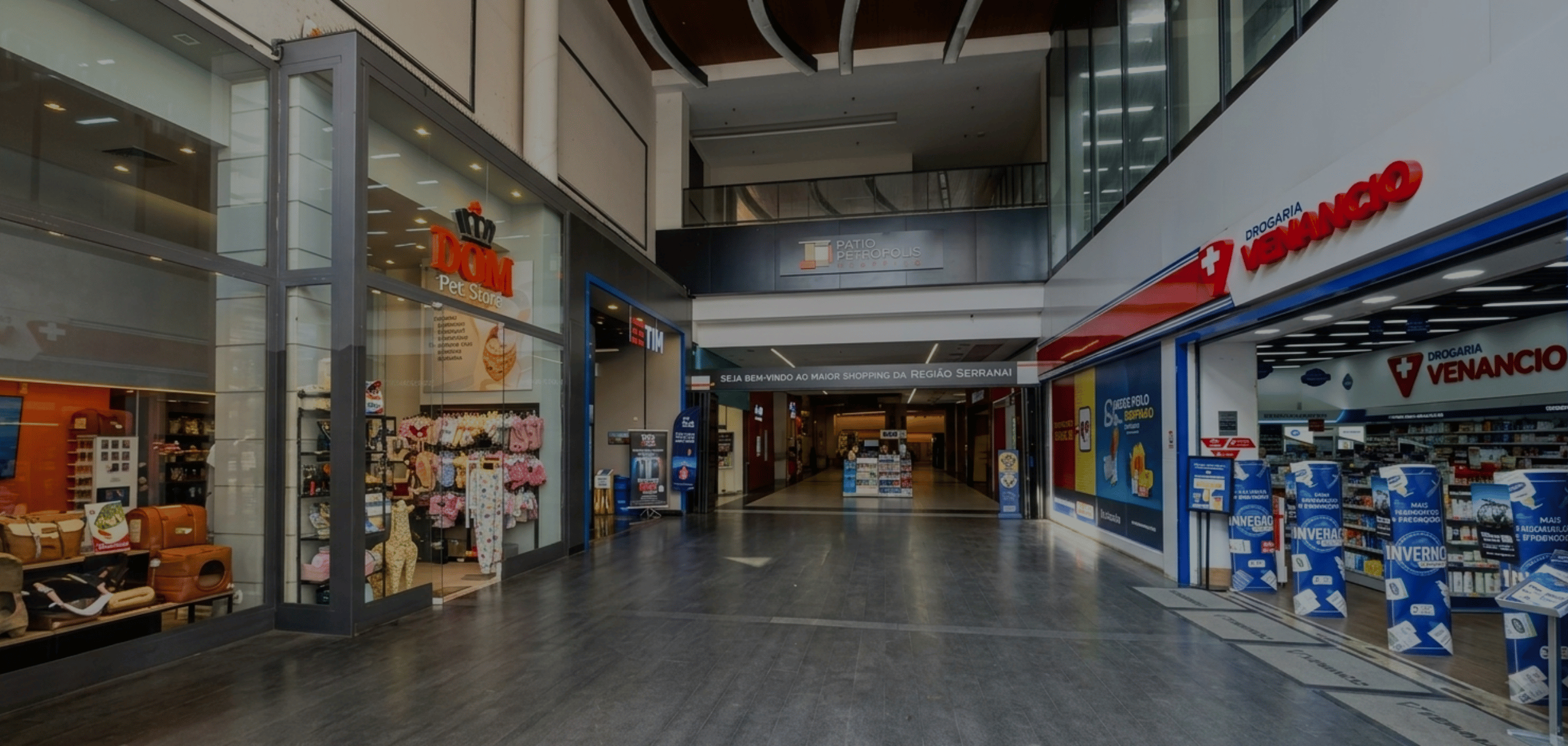 Visite o maior e mais completo Shopping da região serrana. no Patio Petropolis